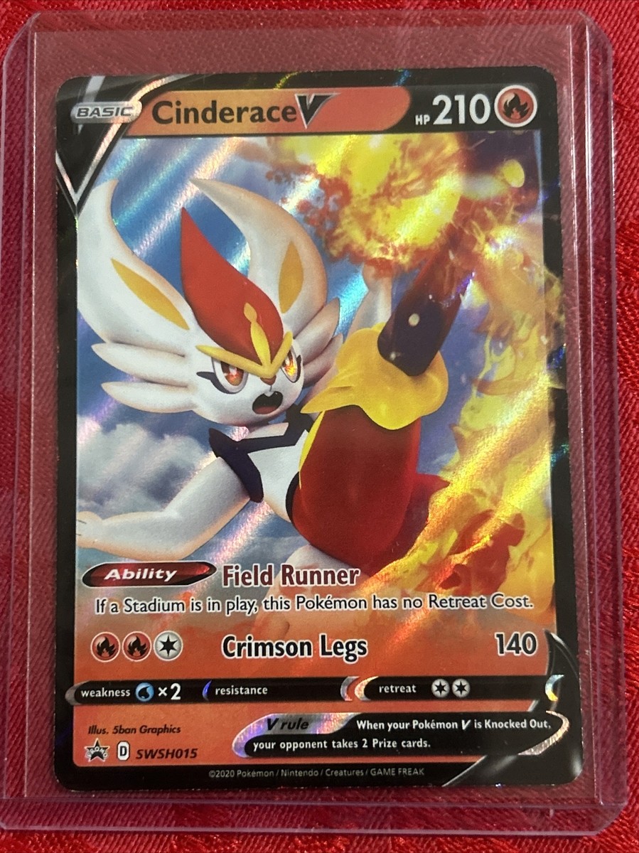 cinderace v pokemon card price & Details Fusion Strike Fire / 320 / Basic Cinderace V (SWSH015) (Jumbo Card)