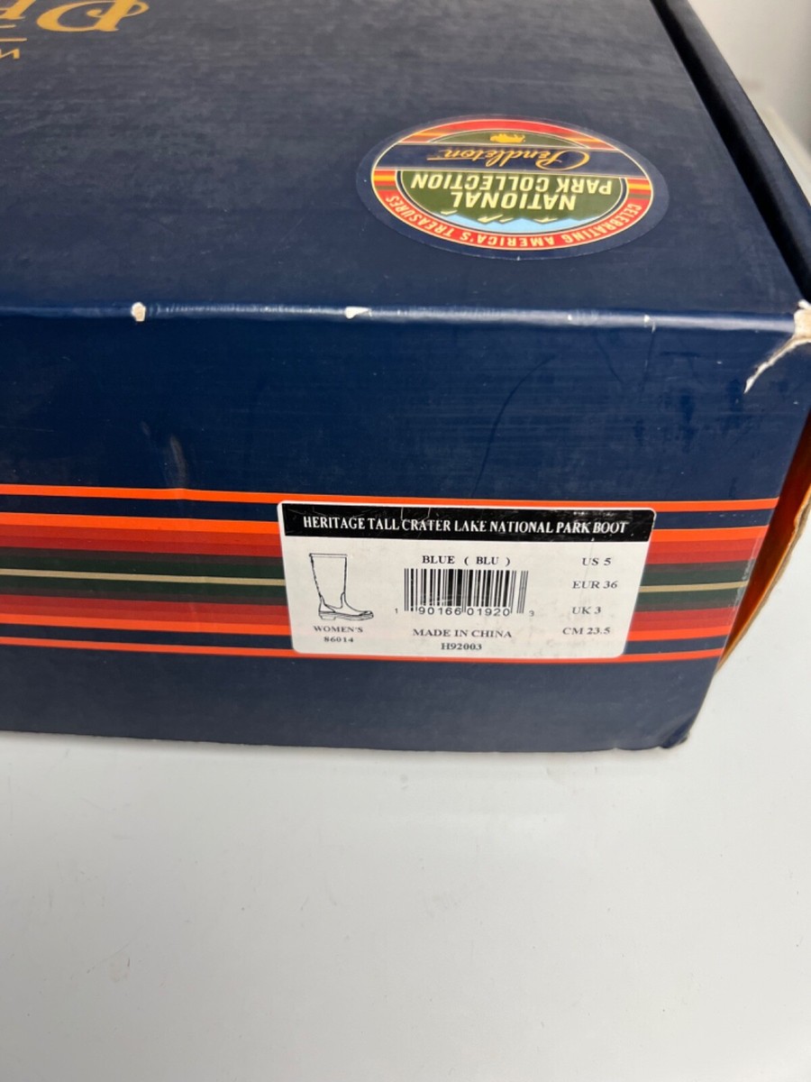 ②【しょう】 Pendleton Heritage Crater Lake National Park Boot Womens Size 5 | eBay