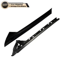 Silscvtt For 11-19 Ford Explorer Right Side Pair Windshield A-Pillar Molding