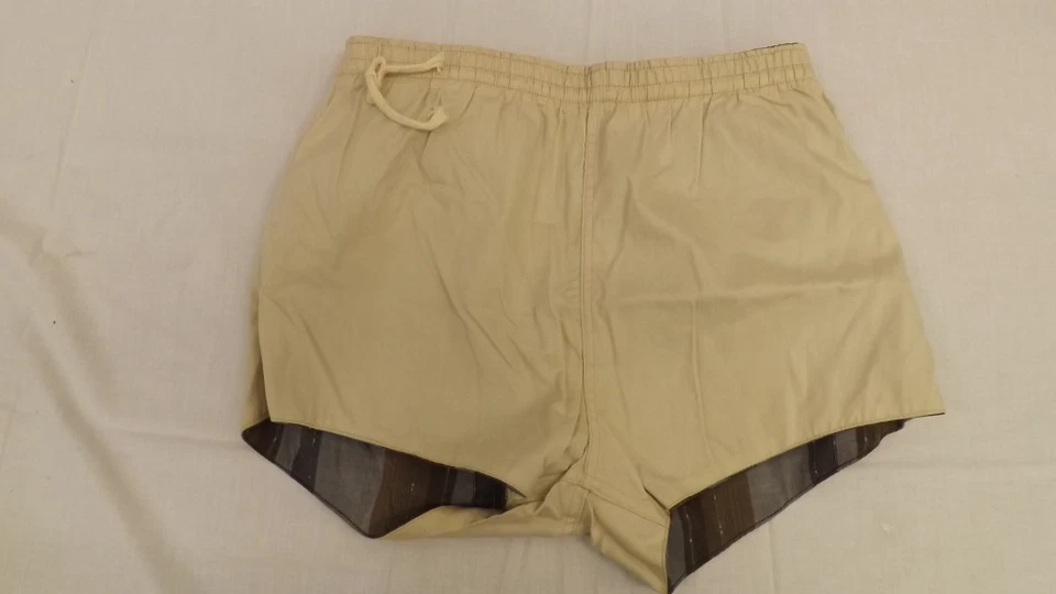 Vtg 60s NOS Swim Suit Sz M Very Cool Chromspun Acetate/Cotton Surf Shorts/Trunks - Image 4 of 4