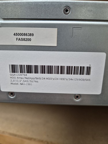 Netapp NAJ-1501 / 24x 1.2TB 12GBPS SFF / 2x IOM12 / 2 x 913w / FAS8200 / 224C - Afbeelding 5 van 8