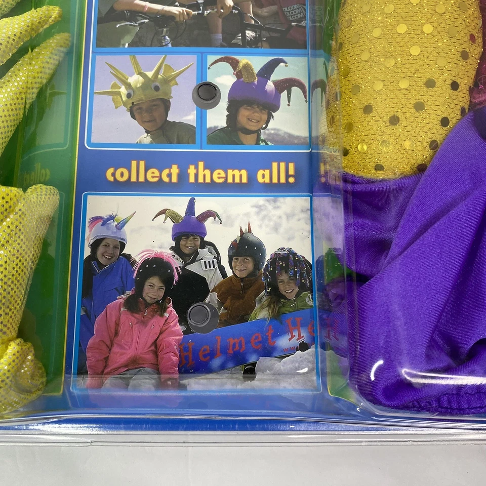 Helmet Headz Multi-Sport kids Helmet Covers OSFA Puffer Fish & Jester NEW Sealed - Image 3 of 4