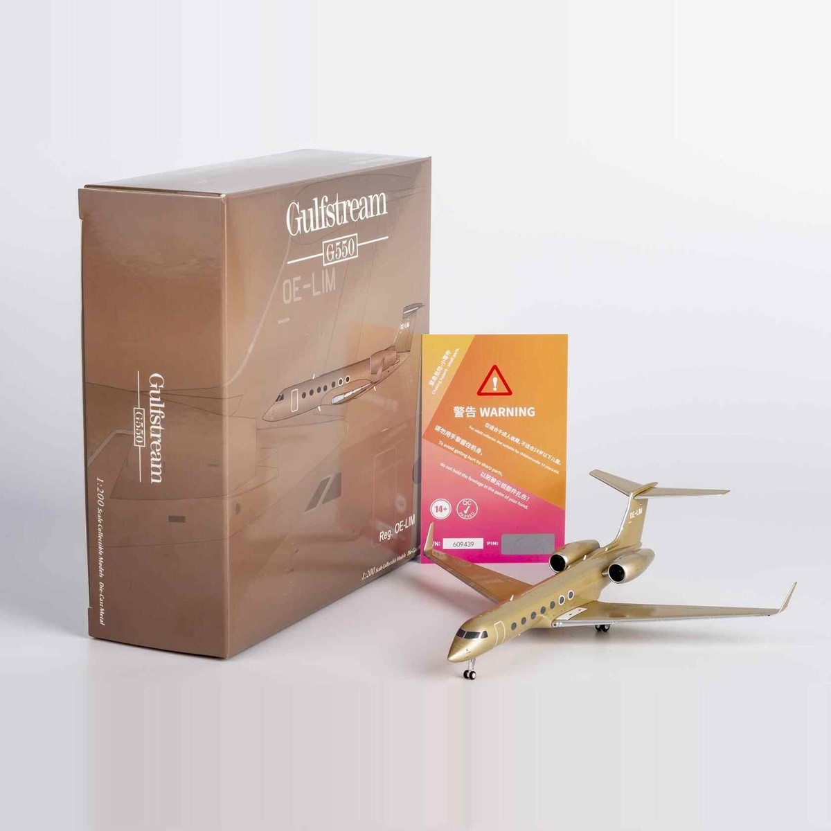 1/200 Scale Gulfstream G550 OE-LIM Airplane Model | eBay