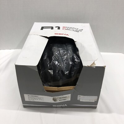 Sena R1 Smart Communications Bluetooth Cycling Helmet - Black - Medium
