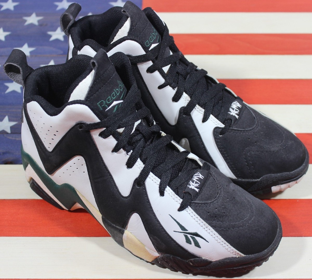 Reebok Kamikaze II 2 Sonics 1995 Original Vintage Black