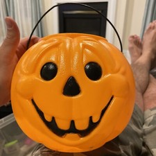 Pumpkin General Foam Plastics Norfolk VA. Halloween Trick-or-Treat Made In USA