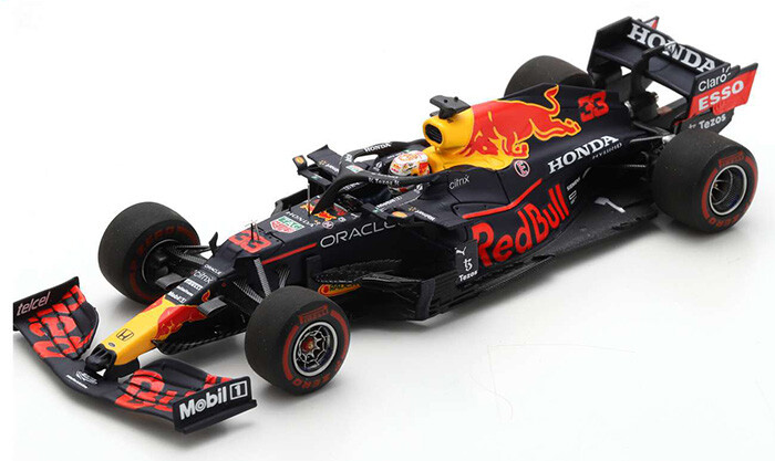 Red Bull Racing Honda RB16B ミニカー 2021モナコ Spark 7676 2021 Honda RB16B Monaco GP Winner Max Verstappen w/1