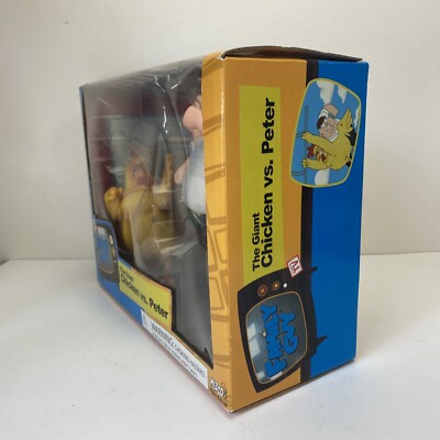 Mezco Family Guy Giant Chicken Vs Peter large action figure set