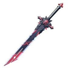 Genshin Impact Wolf's Grabstein Schaum PU Schwert Replik Cosplay 80 cm
