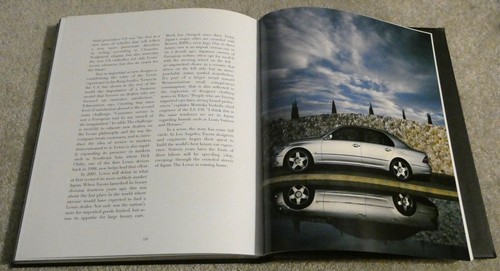 The Lexus Story Leather HC Book Jonathan Mahler 2004 Original Box Embossed Cover - Bild 8 von 9