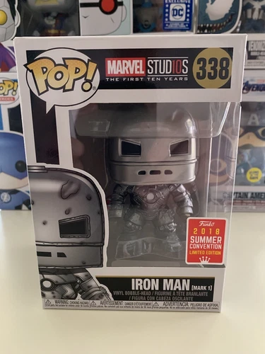 Funko POP Iron Man Mark 1 #338 Marvel The First Ten Years 2018 Convention