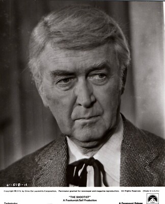 James Stewart in The Shootist (1976)    Original Vintage Paramount Photo K 483