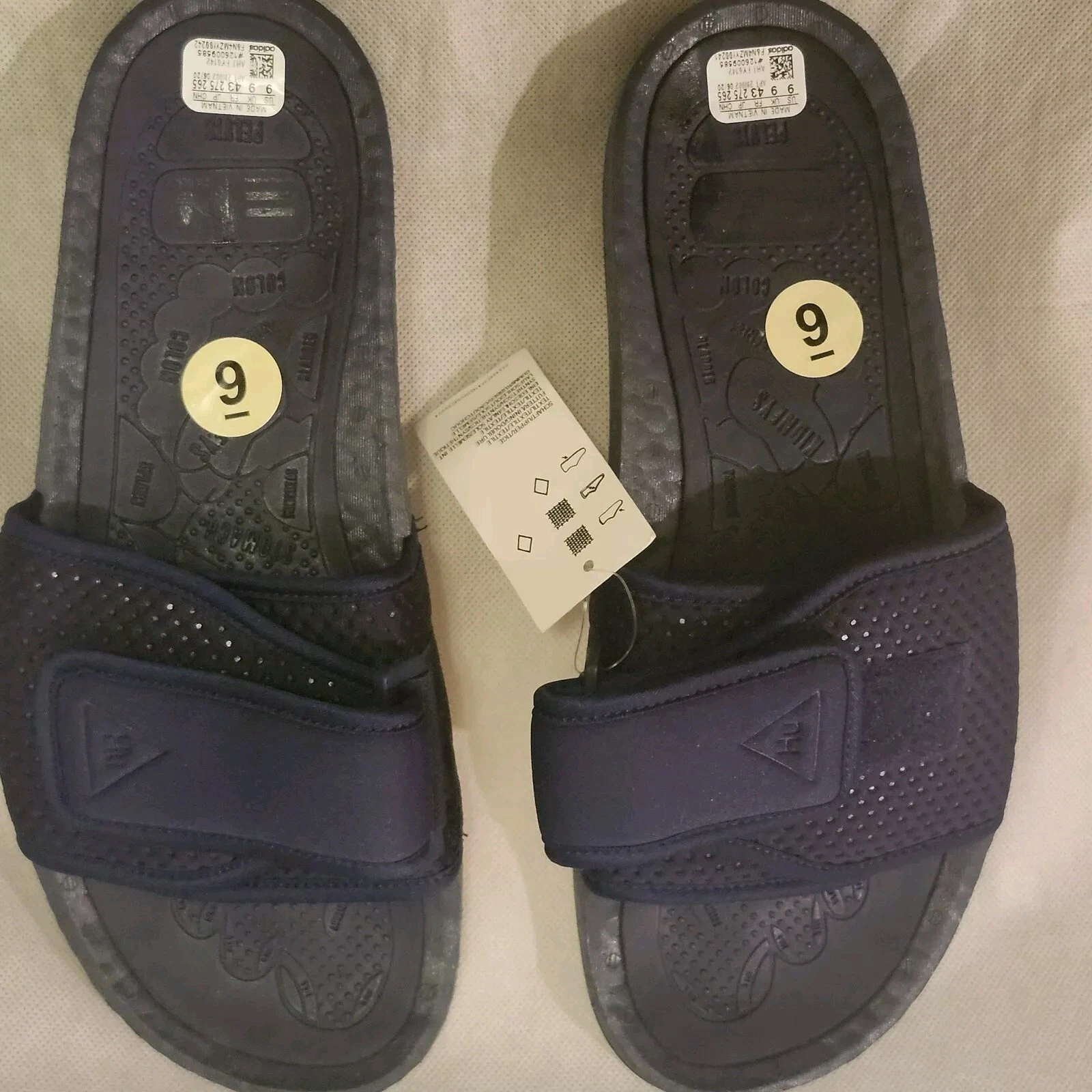Adidas x Pharrell Williams Boost sandalo da spiaggia uomo slides taglia 9