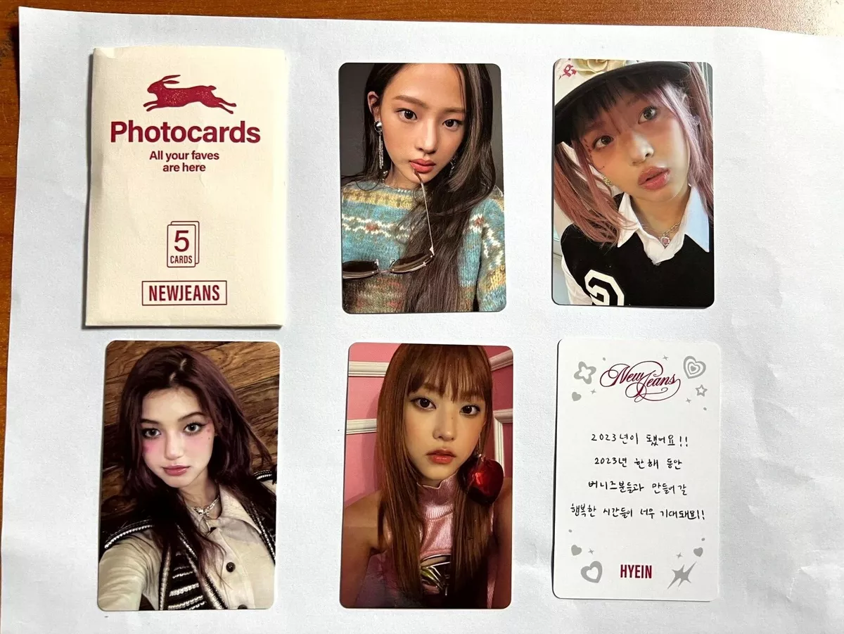 NEW JEANS Photocard New Jeans Album OMG (Message card Ver) Kpop - 6 CHOOSE