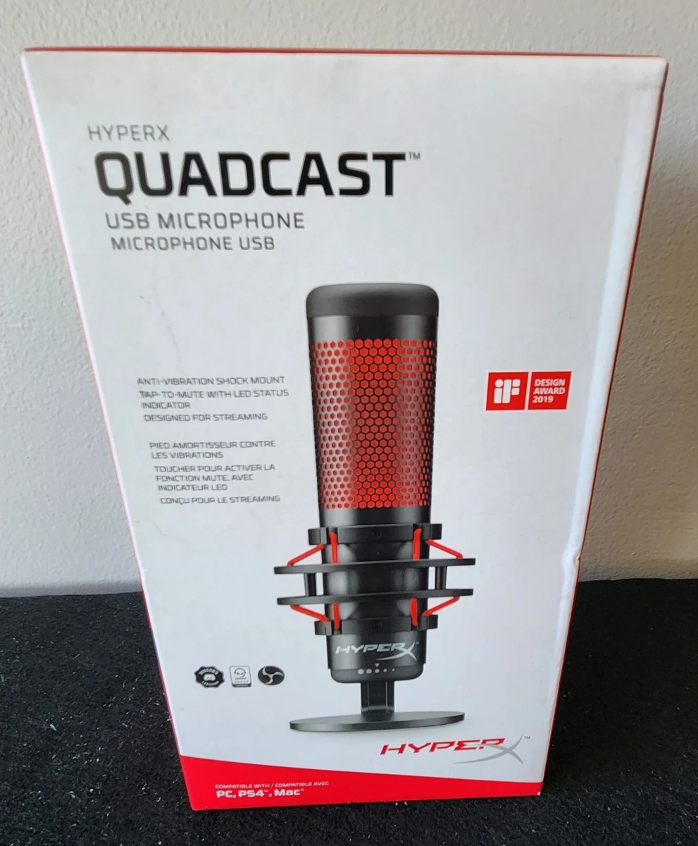 HyperX QuadCast - USB Microphone - Black