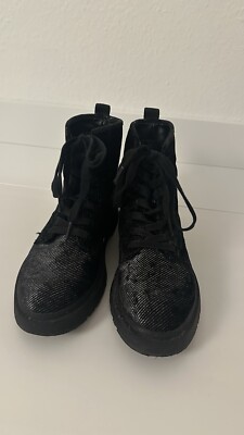Calvin Klein Jeans Annie Metal Cordouroy Stiefeletten Für Damen / Schnürstiefel
