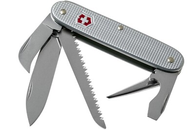 Discontinued Victorinox Swiss Army 7 Knife ALOX PIONEER HARVESTER