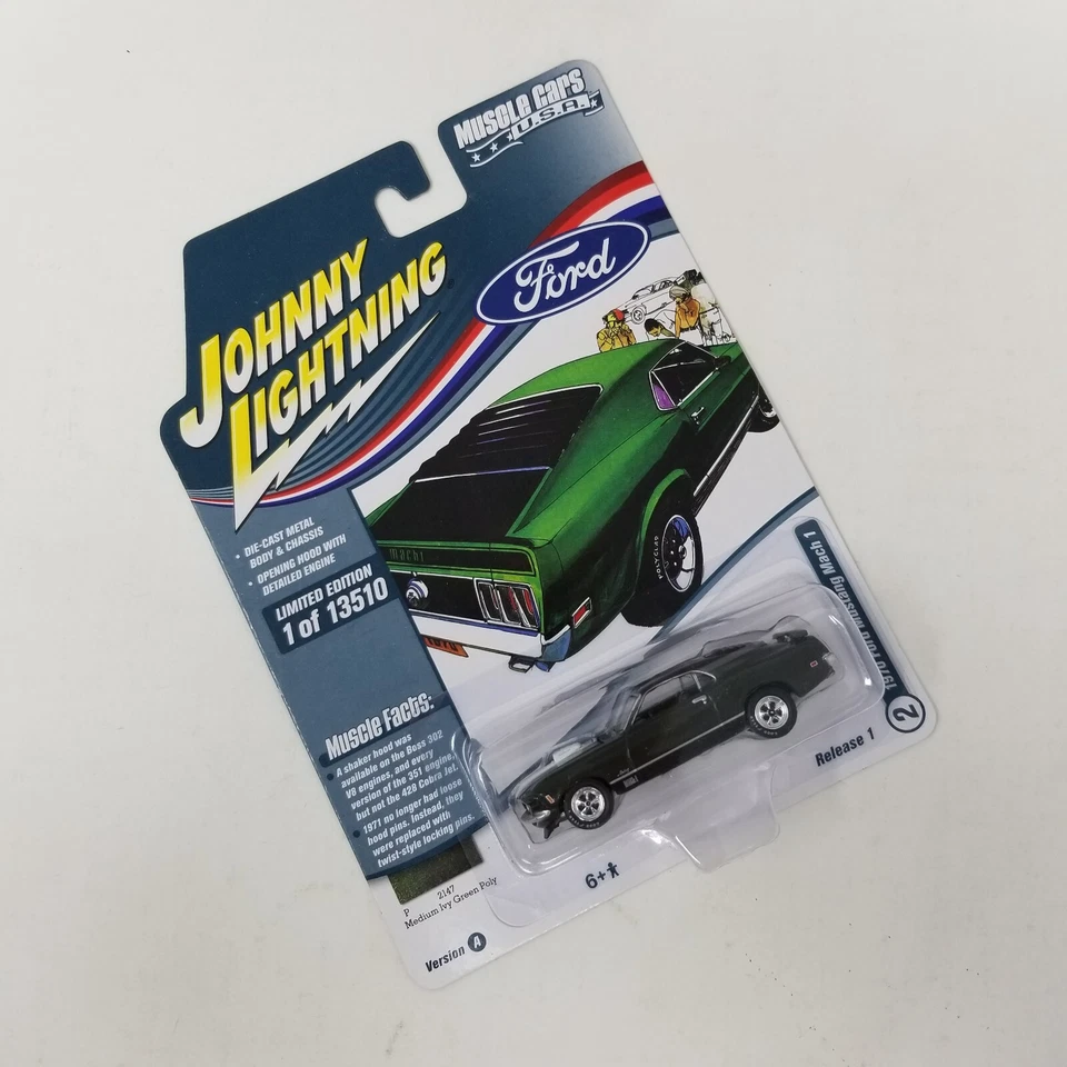 Johnny Lightning Diecast Muscle Cars USA 2022 Release 1 Complete Set Lot of 6 - Image 4 of 4