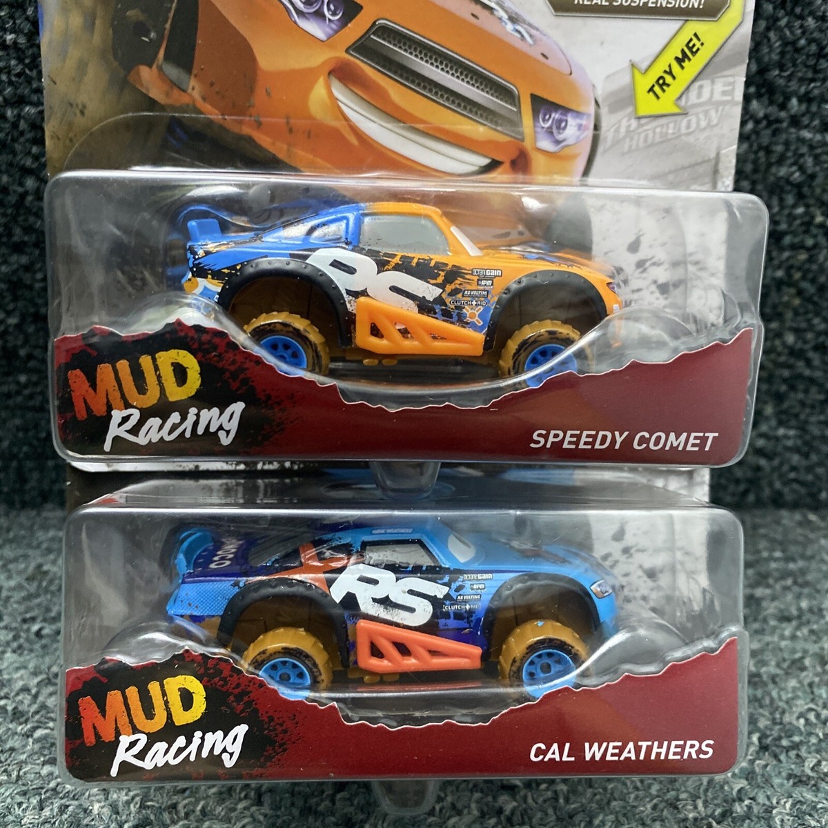 2019 Disney Pixar Cars Mud Racing Series - Speedy Comet & Cal