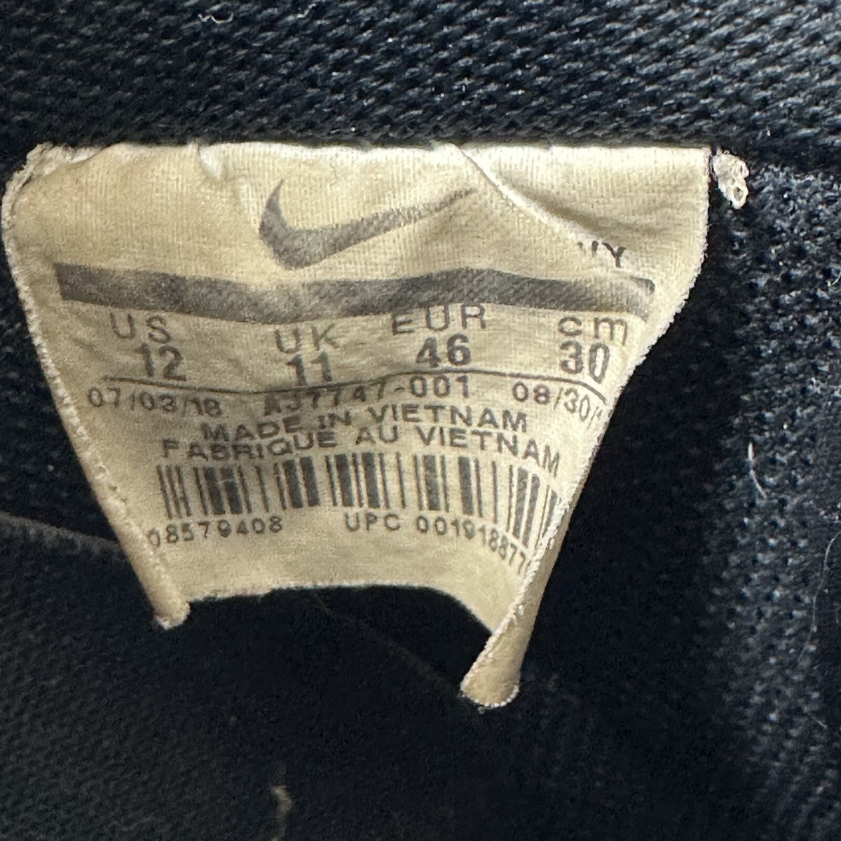 その他 OG254243 Nike Air Force 1 '07 LV8 Overbranding 2018 Mens Size 12