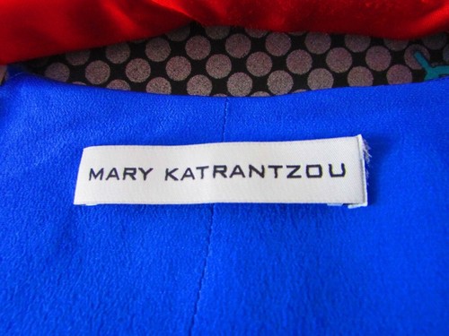 MARY KATRANTZOU Silk Lined A Line Top ~ Size 42 - Picture 5 of 8