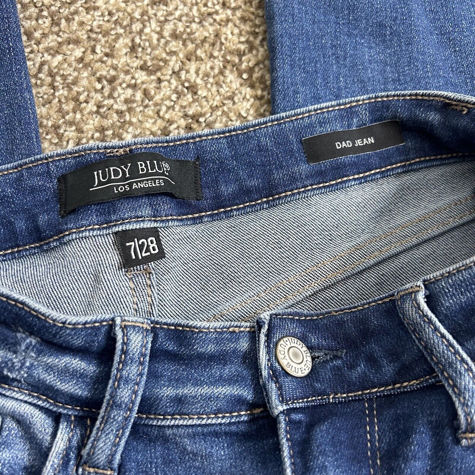 Judy Blue Womens Jeans 7/28 Stretch Denim Medium … - image 10