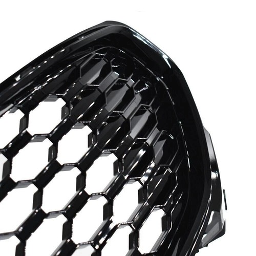 For 2013-2016 Ford Fusion Front Upper Bumper Grille Honeycomb Grill Gloss Black - Foto 8 di 22