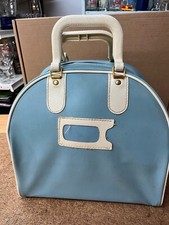Vintage - Bowling Ball Bag - Baby Blue - Metal Rack - Very good cond.
