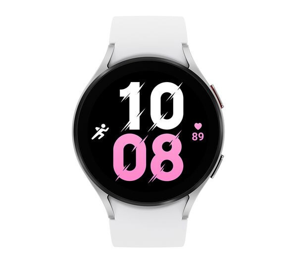 SAMSUNG Galaxy Watch5 BT with Bixby & Google Assistant - White, 44 mm UK Version
