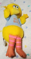 Hasbro Softies Big Bird Plush 9  Sesame Street Stuffed Animal Toy Hasbro Vtg