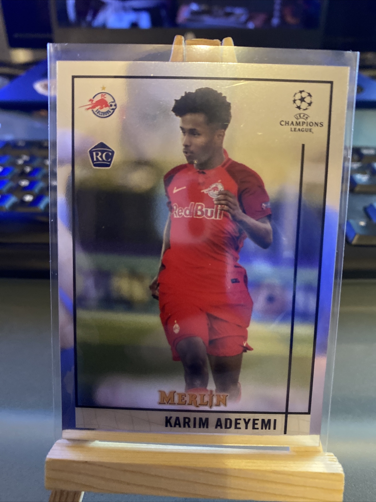 2020-21 Topps Merlin Chrome UEFA Karim Adeyemi Rookie RC #35 - FC Salzburg