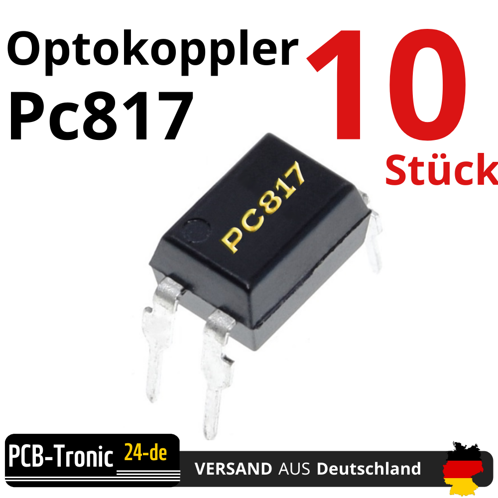 10 Stk Optokoppler PC817 EL817 817 817C FL817C PS817C DIP4 DIP-4 DIP, 1 ...
