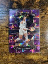 Cheyenne Parker-Tyus 62 2024 Panini Select WNBA Purple Cracked Ice Prizm /149 A1