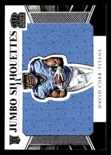 2015 PANINI CROWN ROYALE DAVID COBB JS-DC RC RELIC JUMBO SILHOUETTES 3/99 TITANS