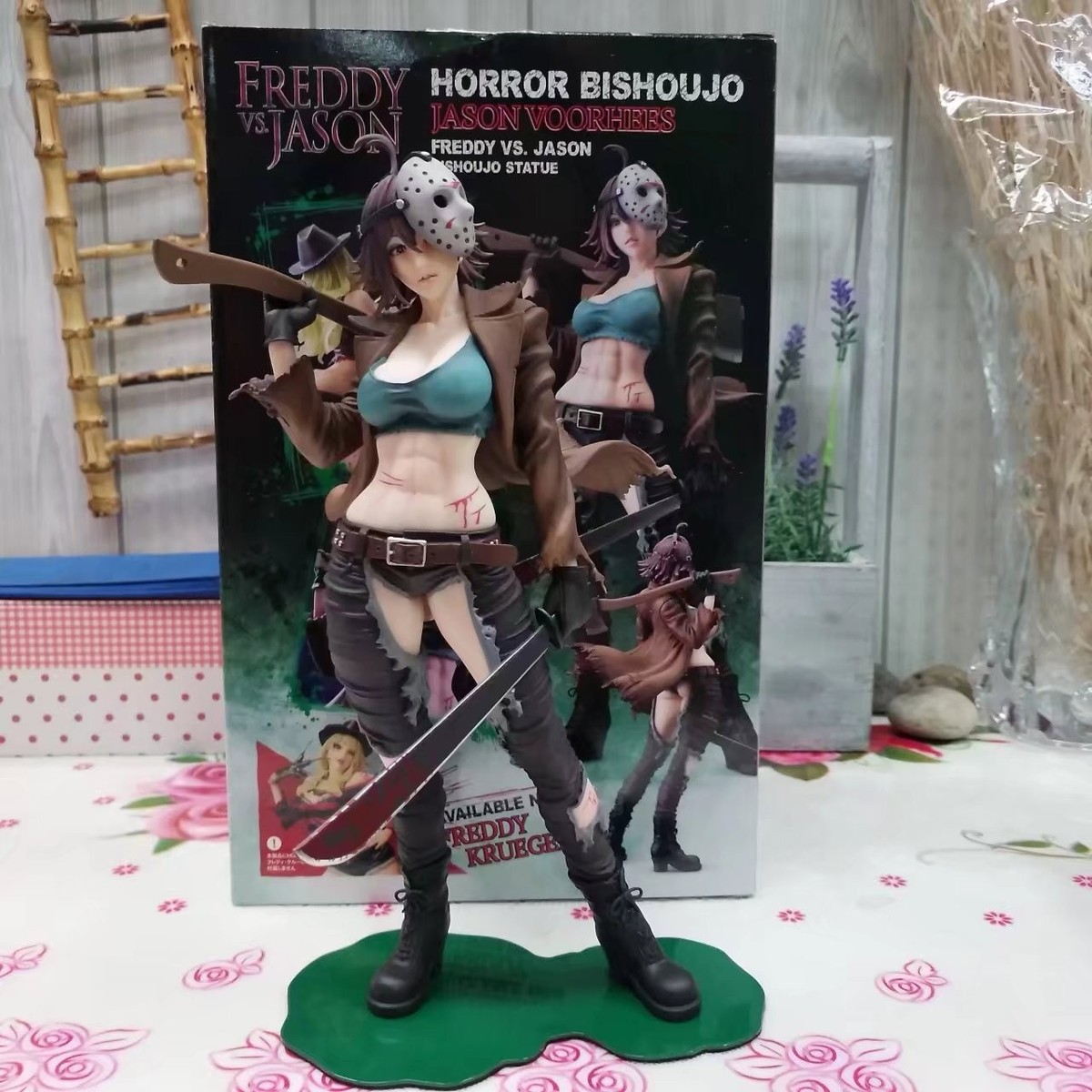 NEW Freddy Vs Jason Bishoujo Horror Movie Statue Anime Action