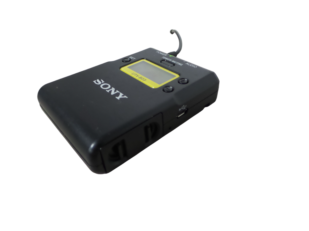 【良品】SONY UTX-B03 URX-P03 ワイヤレスシステム How to Setup the Output Sound Level on a Sony URX-P03 UTX-B03