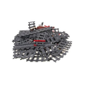 1x Lego Parts Lot RC Cargo Cargo Train 3677 Red Tracks No Motor Incomplete