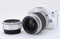 Canon EOS 100D  EF-S 18-55mm IS STM Kit White Digital Camera - Excellent conditi