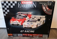 Carrera Evolution GT Racing Rennbahn 132 im original Karton + 2 Porsche 911 GT1