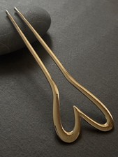 Elegante Haarnadel Silberfarben | Herz-Design Metall Haarforke | Haaraccessoire