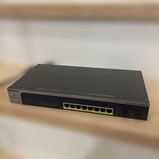 NETGEAR GS108PP 8-Port PoE Ethernet Switch with AC Adapter