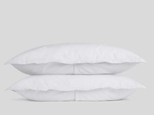 NWT $89 PARACHUTE Percale Cotton KING  Pillow Sham Set(2) White