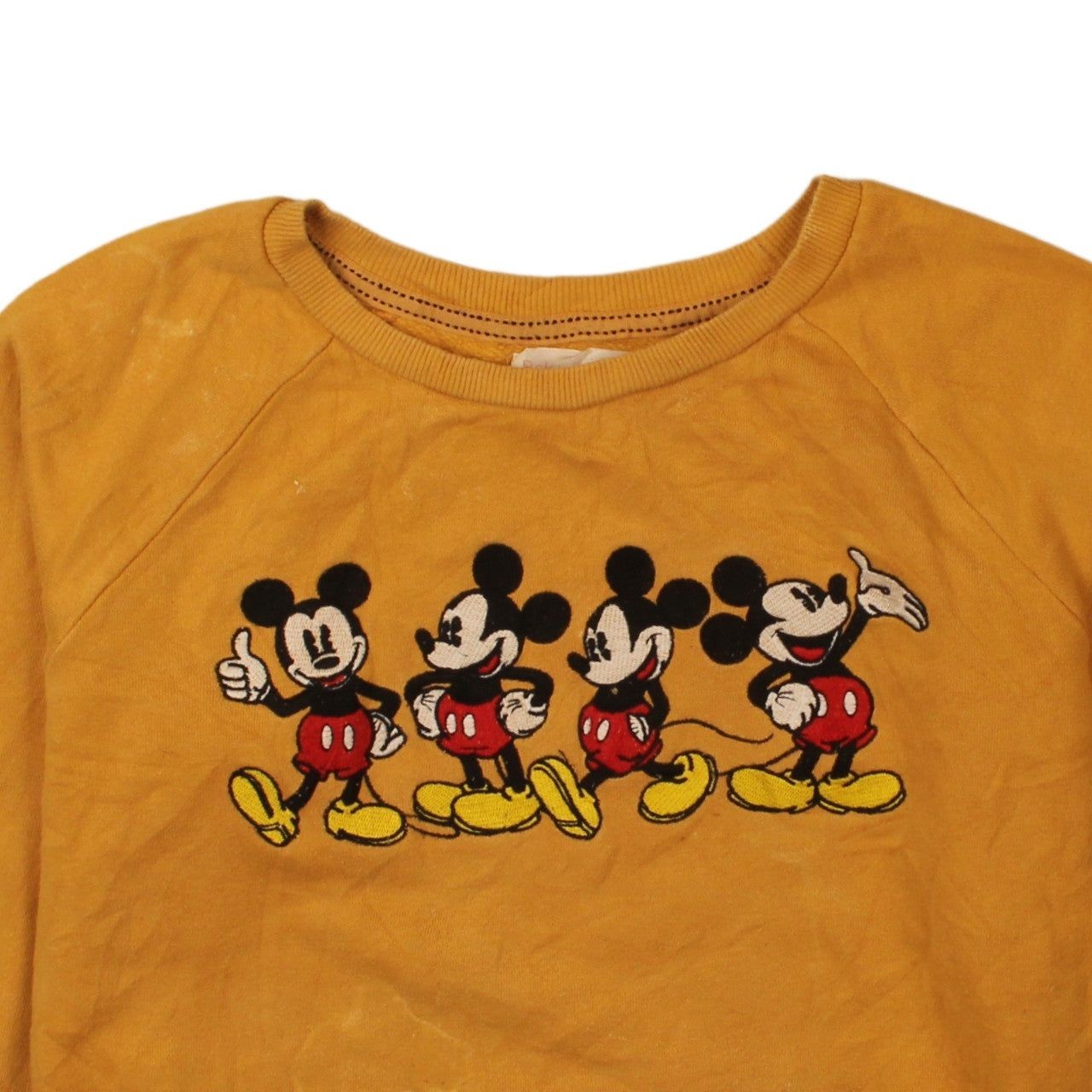 Disney Yellow Sweatshirt Mens L image 3