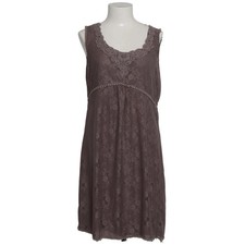 Street One, Cocktailkleid, Größe: 42, Grau, Baumwolle/Elasthan/Polyester #k58