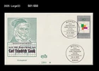 Math,Mathematics,Carl Friedrich Gauss,Graph,Germany 1977 FDC,Cover