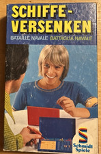 Schiffe versenken Schmidt Spiele Reisespiel Vintage + Ersatzteile