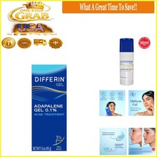 Acne Treatment Gel 45g Retinoid Adapalene 0.1 90 Day Supply Fragrance-Free