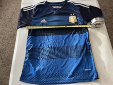 Adidas Climacool Argentina National Team 2014/2015 Away Blue Jersey Sz S Men AFA