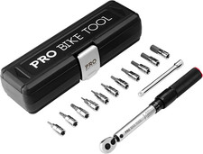 Pro Bike Tool Bike Torque Wrench Set - 14 Inch Drive 2.2-16.9 Nm 20-150