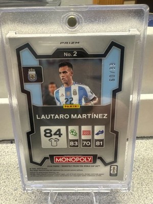 2026 Panini Prizm FIFA World Cup #2 Lautaro Martínez – Argentina